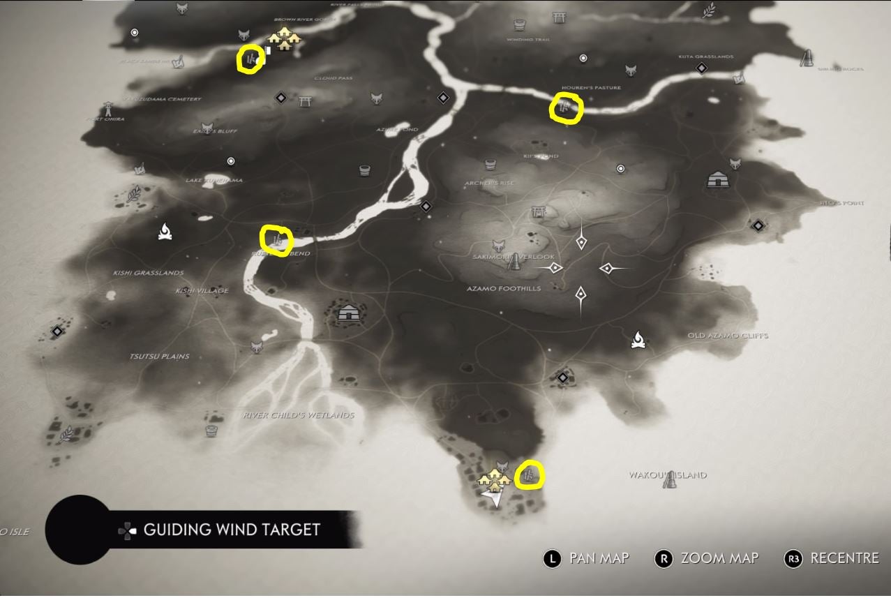 Ghost of Tsushima Bamboo Strike Locations Where to find every resolve